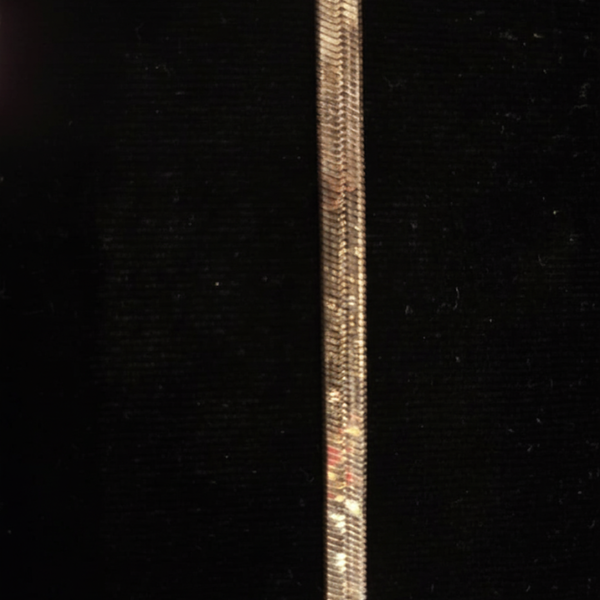 High-Shine Liquid Metal Flat Snake Chain